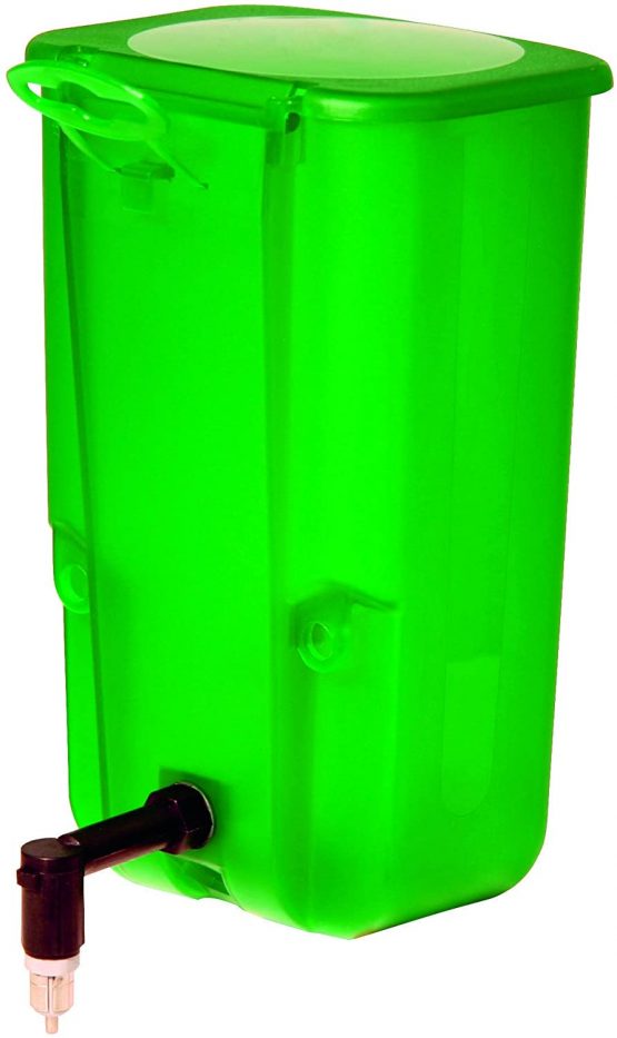 Kerbl Rabbit Plastic Drinking Trough, 1000 ml, Green