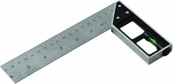 Silverline 282651 Try & Mitre Square with Spirit Level 150mm
