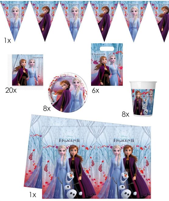 Folat 00262 Party Set Frozen 2, Multi Colours