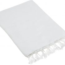 Cacala Pure Series Turkish Bath Towels, White, FBA_PES-CEP-WHITE