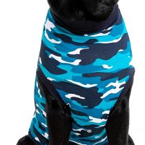 Suitical Recovery Suit Dog, XX-Small, Blue Camouflage