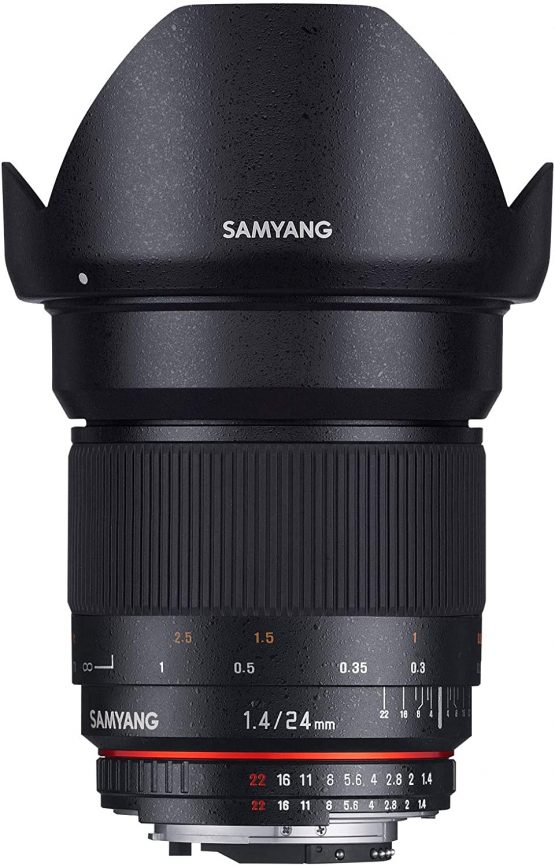 Samyang 24 mm F1.4 Manual Focus Lens for Nikon AE