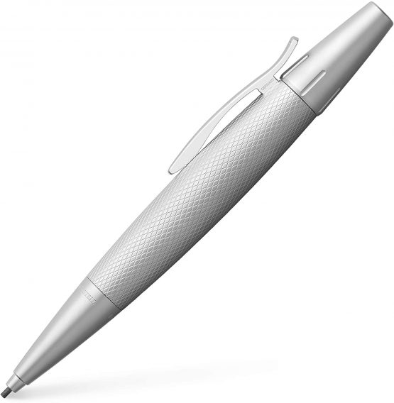 Faber-Castell E-motion Twist Pencil - Pure Silver, 138676