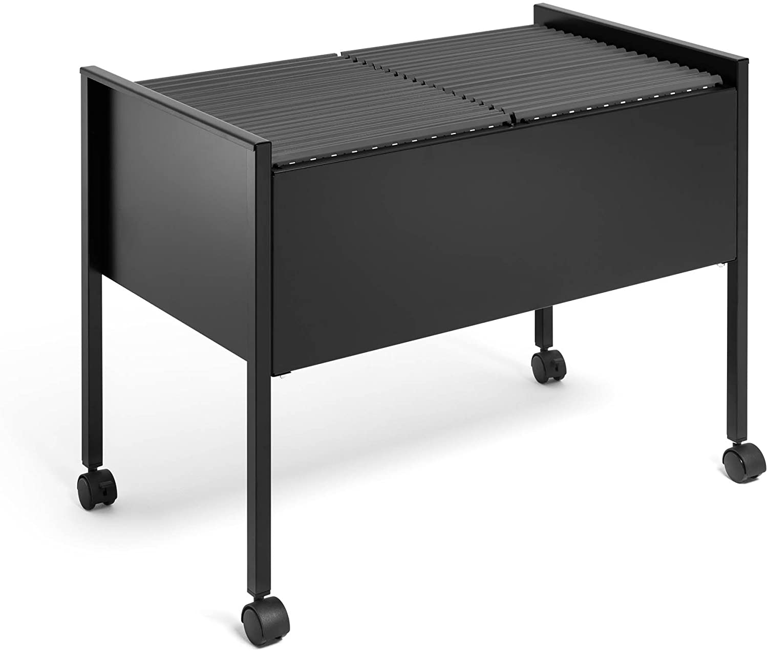 Durable Eco Suspension File Trolley 100 Duo, Black, 760 x 592 x 425 mm
