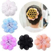 5 Pieces Girls Hair Bun Net Sequin Ballet Recital Dance Hair Bun Net Holder Hair Bun Cover Hair Accessories