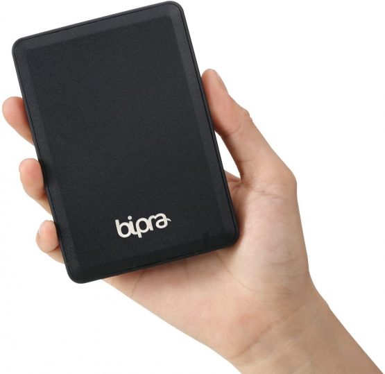 Bipra Ultra Slim USB 3.0 NTFS Portable Hard Drive - Black (320GB)