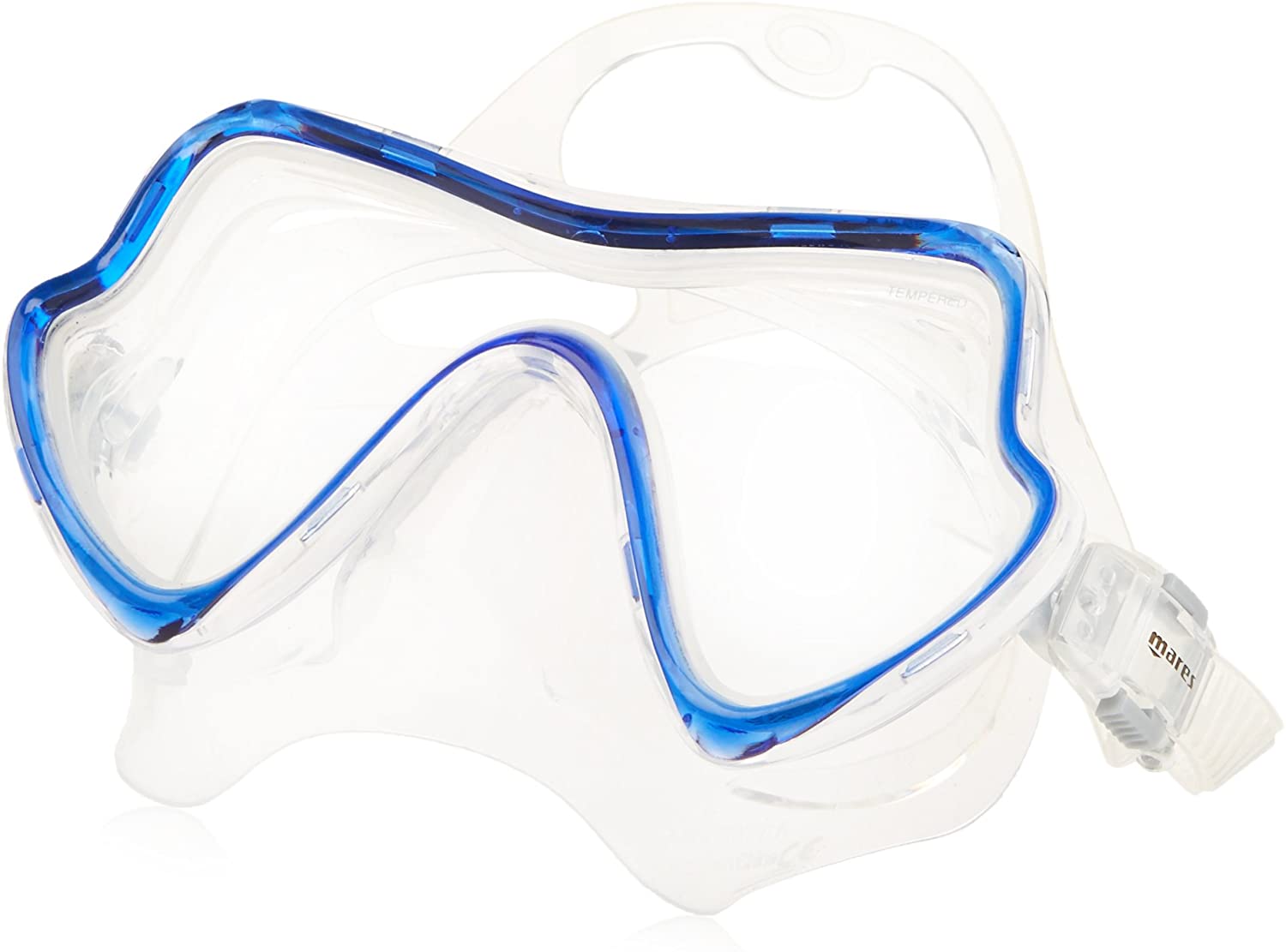 Mares Mask Pure Vision Diving Googles - Blue/Blue Reflex, BXCLRBL