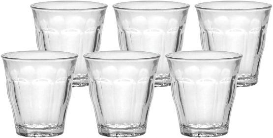 Duralex 1023AB06/6 Picardie Shot Glass without filling mark, 90ml, Pack of 6 - Image 2
