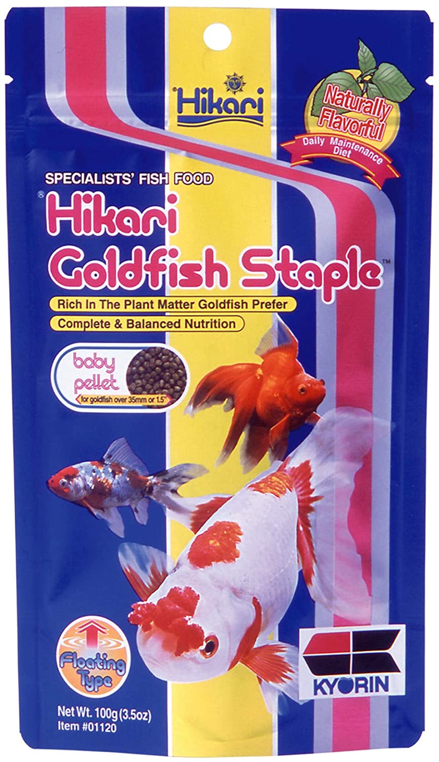 Hikari Staple Baby Pellet Fish Food 3.5oz, Black, 100 g (Pack of 1)