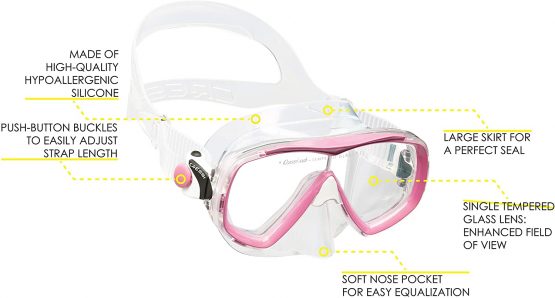 Cressi Estrella Premium Silicone Diving Mask - Image 4