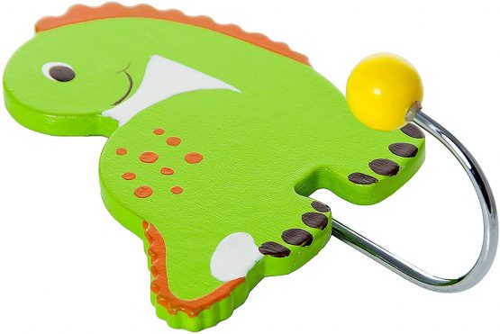 Mousehouse Gifts Kids Dinosaur Coat Hooks for Boys Bedroom or Baby Nursery Decoration - Image 3