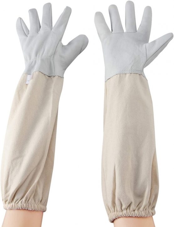 TINA Waterproof Beekeeping Gloves 48 cm,Beginner Beekeeper with Vented Sleeves Large - Image 4