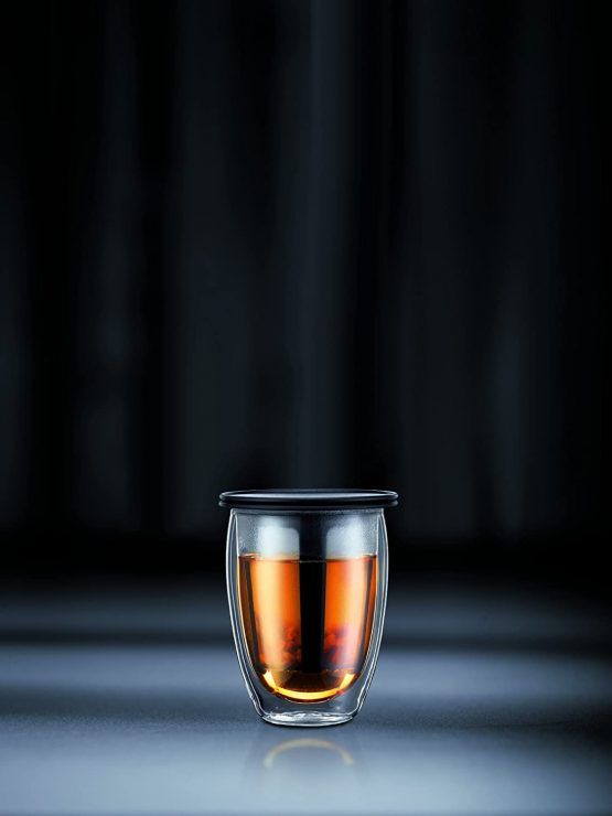 Bodum Tea for One Glass with Tea Infuser - 0.35 L, Off-White - Image 4