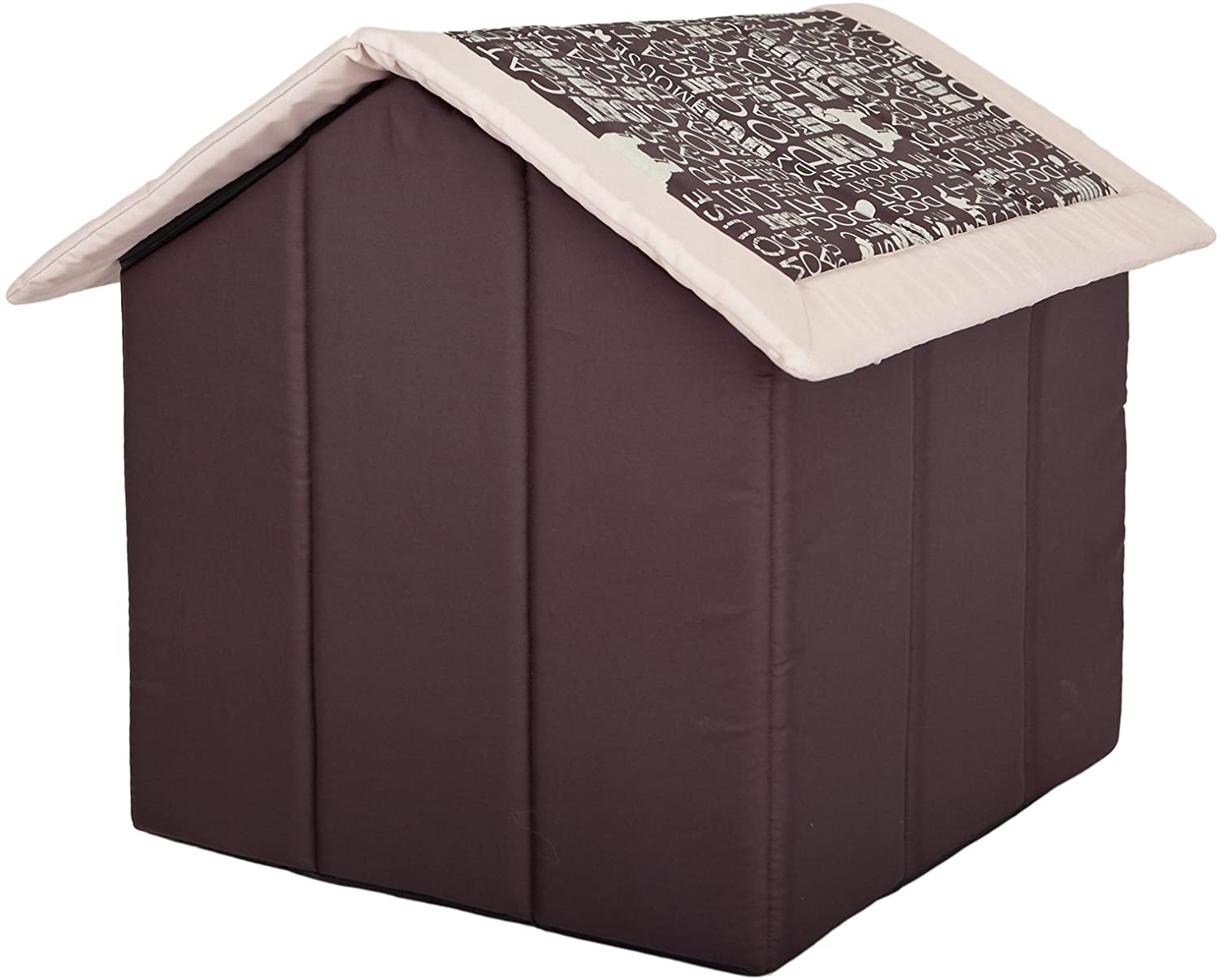 Hobbydog R4 BUDNAP7 Doghouse R4 60 x 55 cm Subtitles, L, Brown, 1.4 kg - Image 3