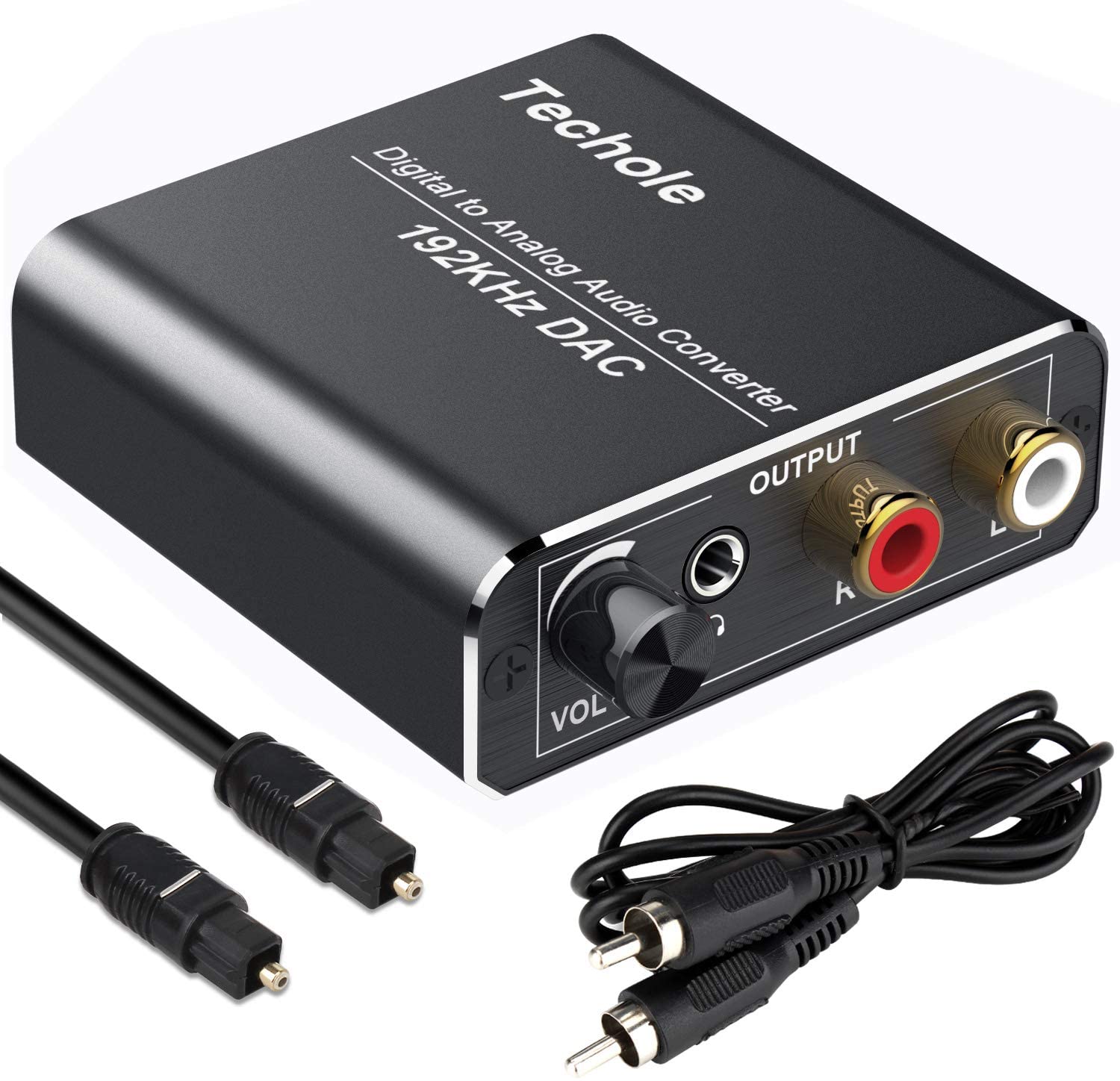 DAC Converter 192KHz,Techole Upgraded Digital to Analog Audio Converter