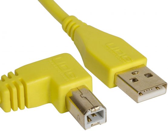 UDG U95004YL Cable USB 2.0 (A-B) - High-speed Audio Optimized USB 2.0 A-Male to B-Male cable, Yellow, 1M - Image 2