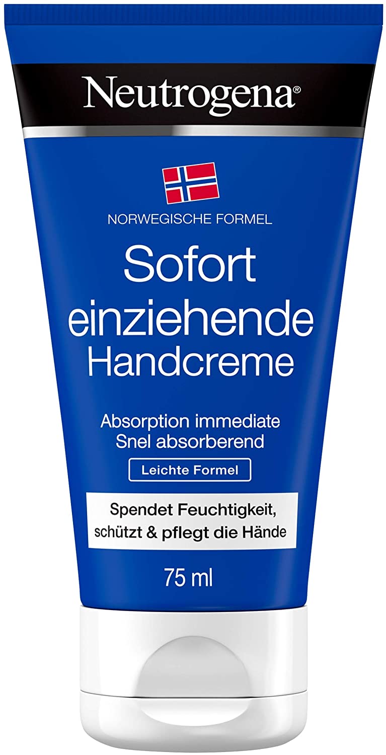 Neutrogena Norwegian Formula Instant Absorbent Hand Cream, 1 x 75 ml, 75 ml (Pack of 2)