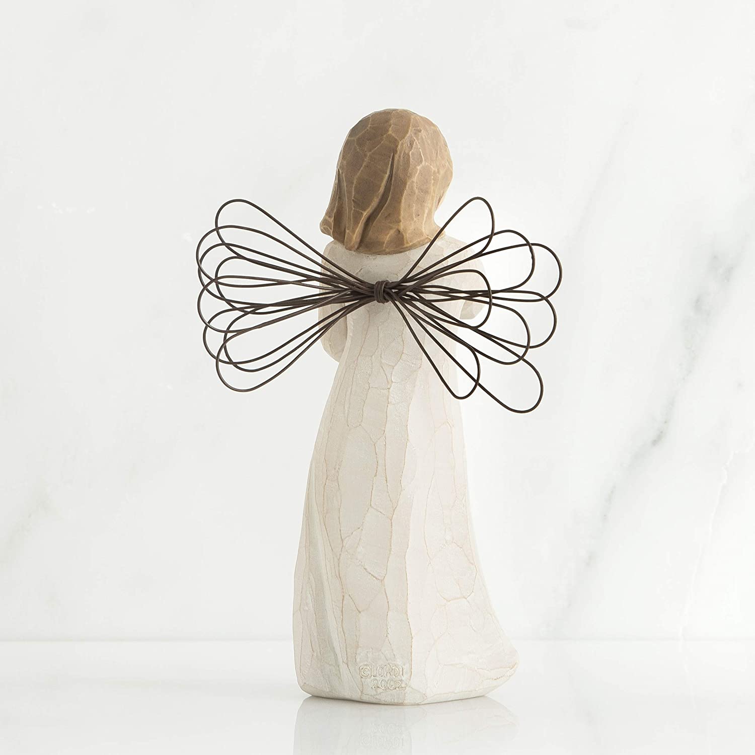 Willow Tree Angel of The Garden Figurine, Natural, 7 x 5.3 - Image 4