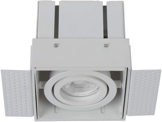 Lucide Recessed Spotlight, Aluminum, GU10, 5 W, White - Image 2