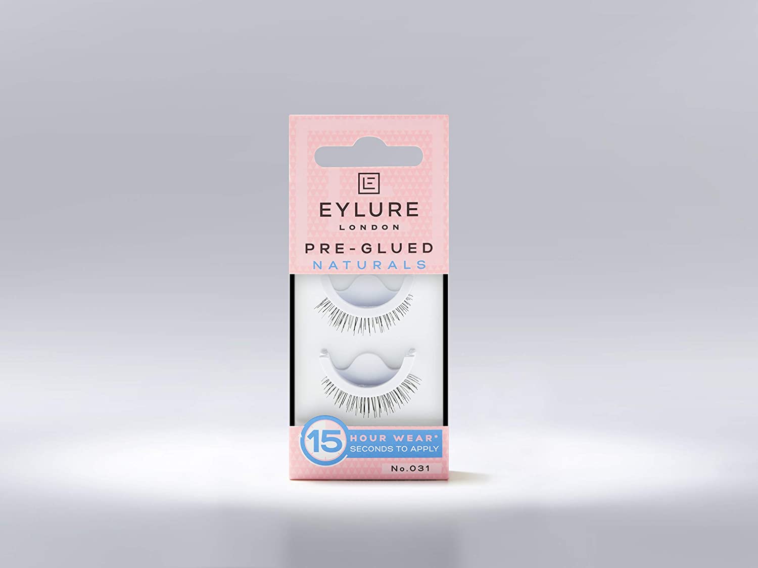 Eylure Naturals 031 Pre-Glued False Lashes, Black, 2 count (Pack of 1) - Image 4