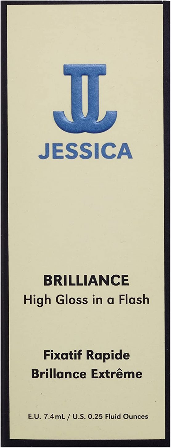 JESSICA Brillance Fast Drying Top Coat, 7.4 ml - Image 2