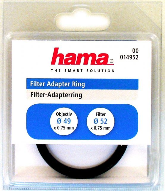 Hama 14952 Filter Adapter Ring for 49mm Lens and 52mm Filter - Image 2