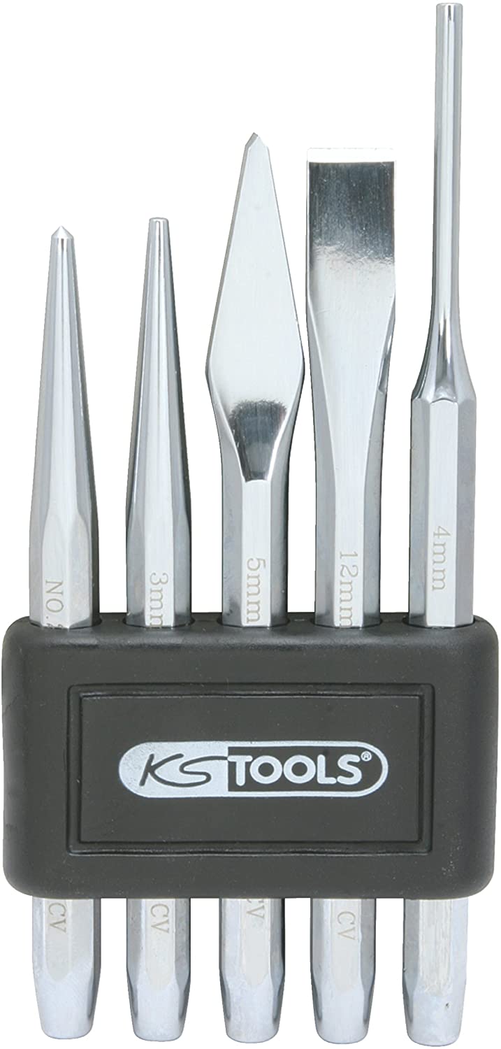 KS Tools Punch Plus Chisel Set (5 Pieces)