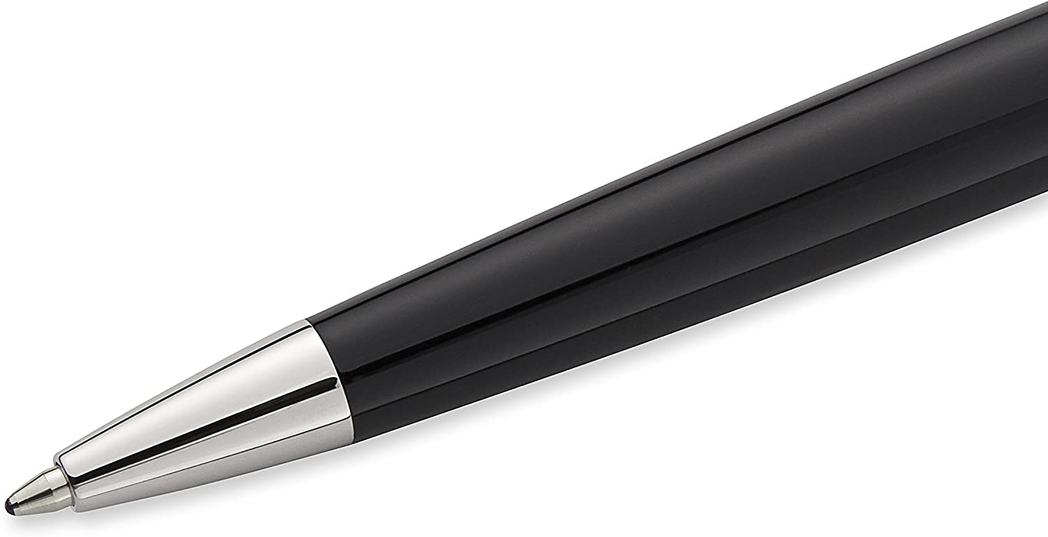 Waterman Hemisphere Ballpoint Pen, Black with chrome trim - Image 3
