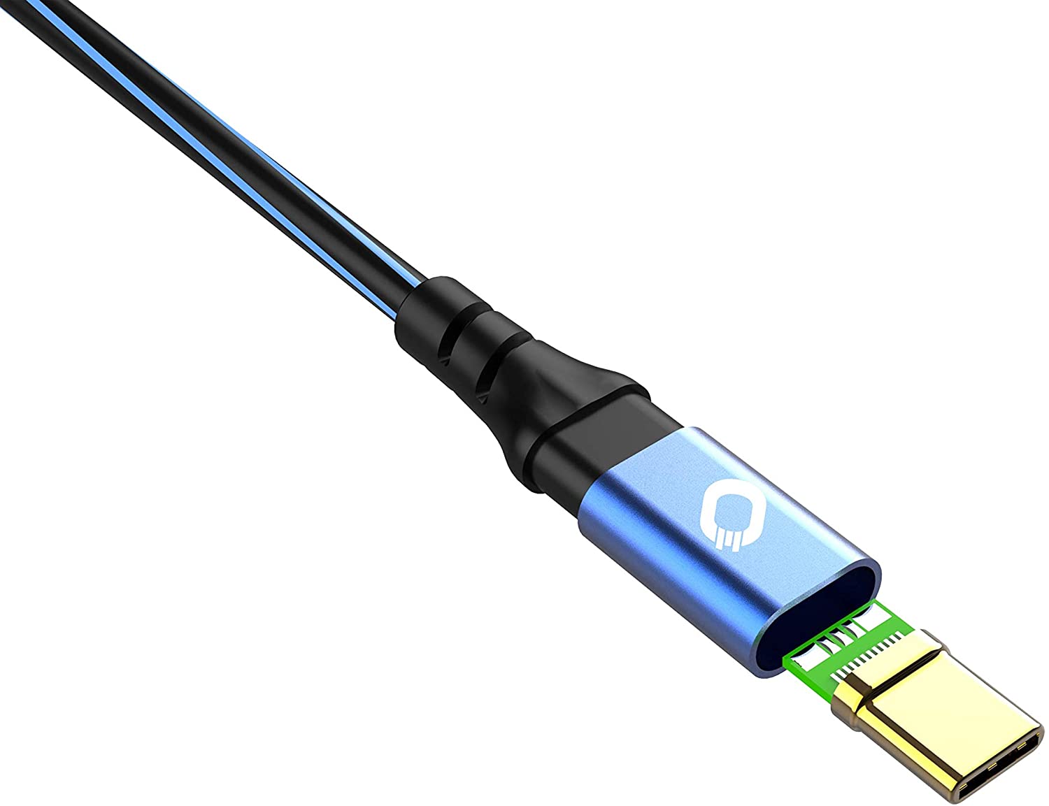 Oehlbach D1C9320 USB Plus, Black/blue, 50 cm - Image 4