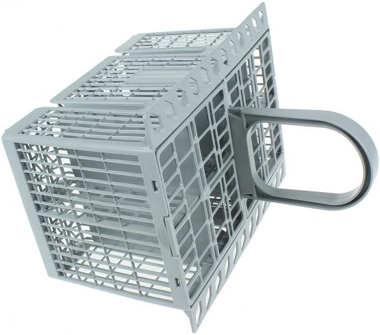 Spares2go Cutlery Cage Basket for Hotpoint Dishwasher (Grey) - Image 3