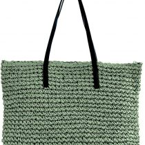 Chikencall Women's Straw Tote Bag Beach Bag Summer Beach Crochet Shoulder Bags Handbag