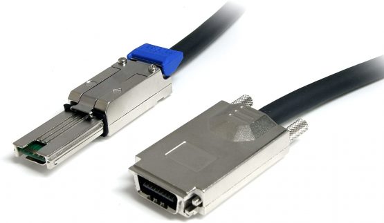 StarTech 2m External Serial Attached SCSI SAS Cable - SFF-8470 to SFF-8088 Cable (ISAS88702)