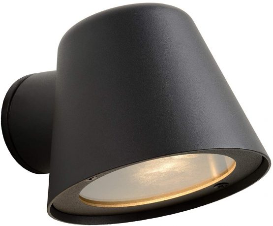 Lucide Dingo-LED - Wall Light Outdoor - LED Dim. - GU10 - 1x5W 3000K - IP44 - Anthracite