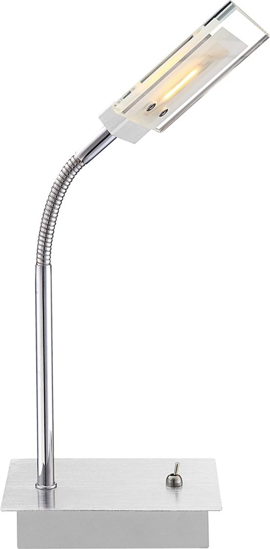 globo Aurele Chrome LED Table Lamp