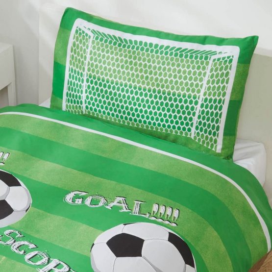 Goal Football Single Duvet Cover and Pillowcase Set - Image 3