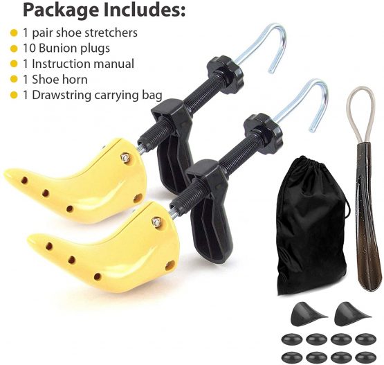 Cutehome Pair of High Heel Shoe Stretchers, Two-Way Women Shoe Stretcher,Expands Length and Width of Tight Feetwear - Image 2