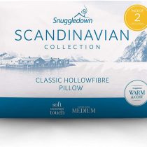 Snuggledown Pillow, Polyester, White, Full