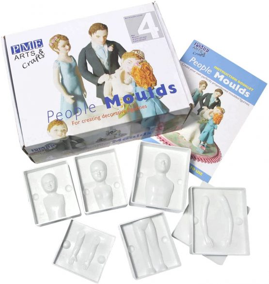 PME Family of Four People Moulds, Set of 24 Pieces