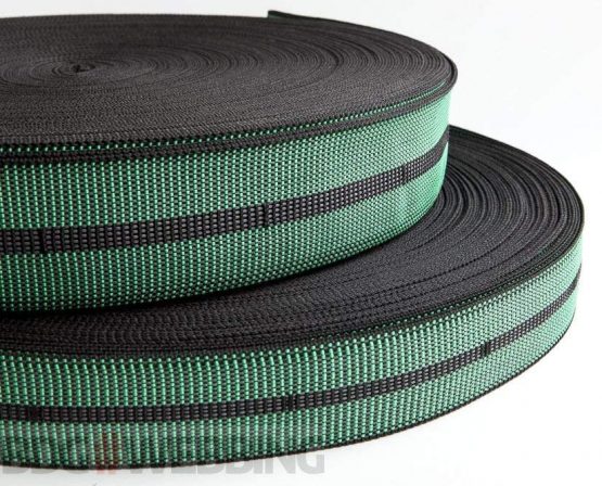 Pandoras Upholstery 10 m Elastic Webbing Chair Seat Settee Supplies, Green - Image 2
