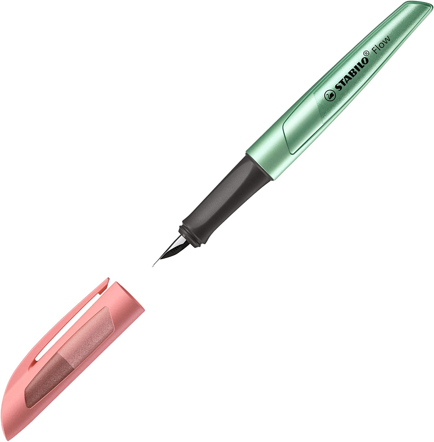 STABILO Fountain Pen Flow - COSMETIC - M Nib - Red Lips - Image 3