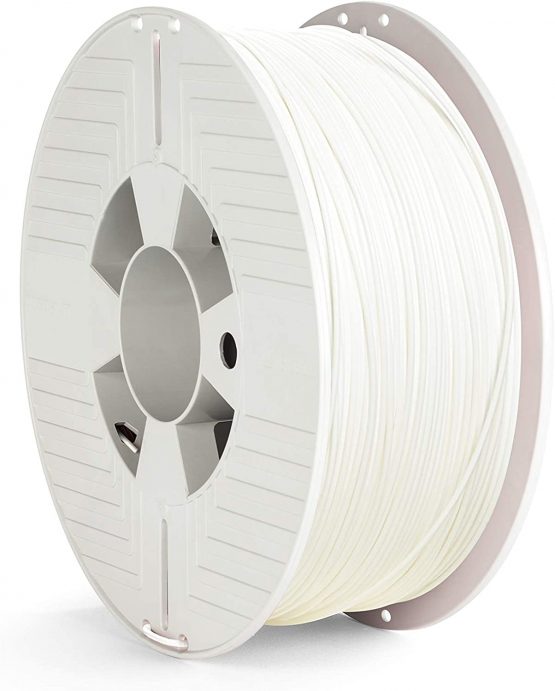 VERBATIM PLA-Filament 3D-Printing I 1.75mm I 1kg I high end polyactide-Filament for Material Extrusion I for 3D-Printer & 3D-Pen I 3D-Printer-Filament Made of PLA I 1 Spool 335m I White