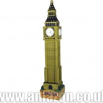 London Big Ben - Painted Medium (20 cm) Big Ben Landmark Model, Collectable Souvenir