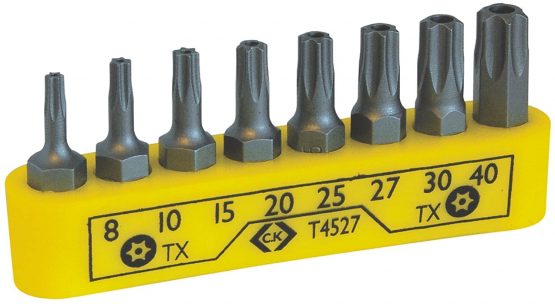C.K T4527 Screwdriver Bit Set, Set of 8 Pieces