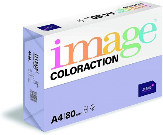 Image Coloraction Mid Lilac (Tundra) A4 210x297mm 80gm2 fsc4 500sh/RM 5rm/BX