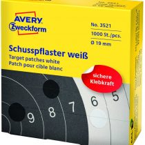 Avery Zweckform 3521 Target Patches 19 mm 1000 Labels White