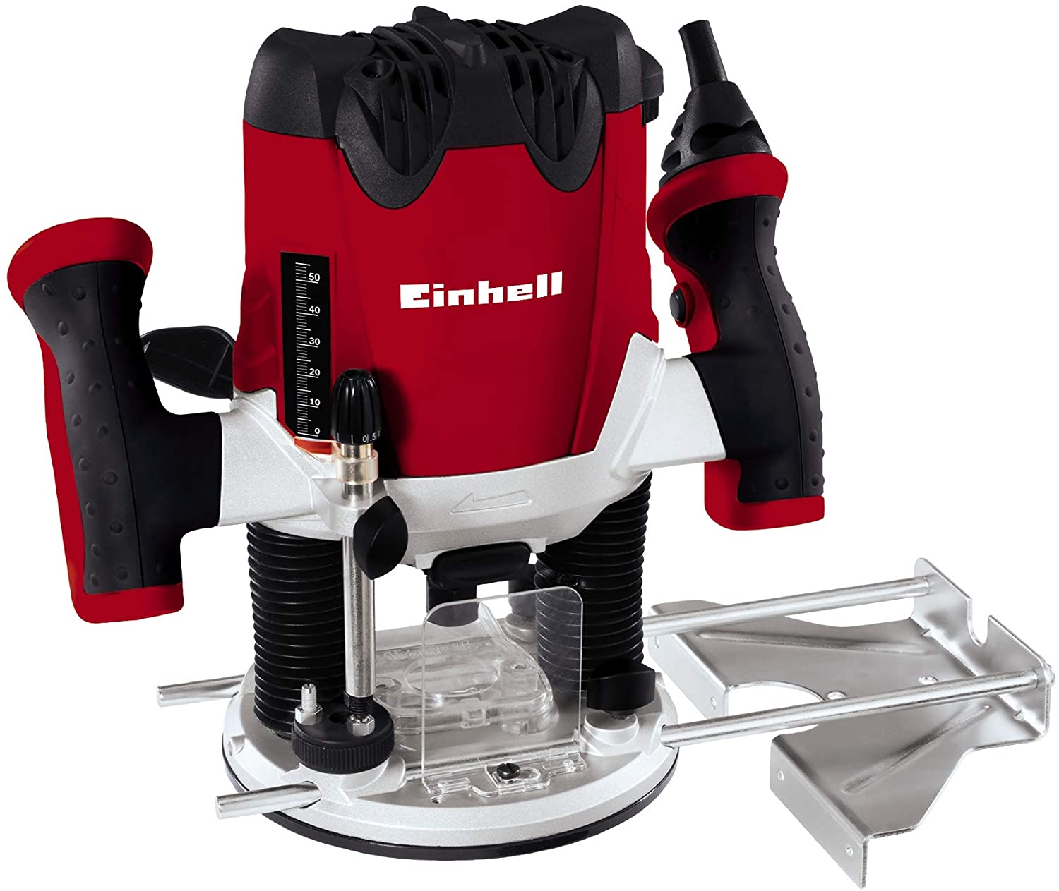 Einhell Power Router 1200W, Wood Router Trimmer, Precise Variable Milling Depth Plunge Router