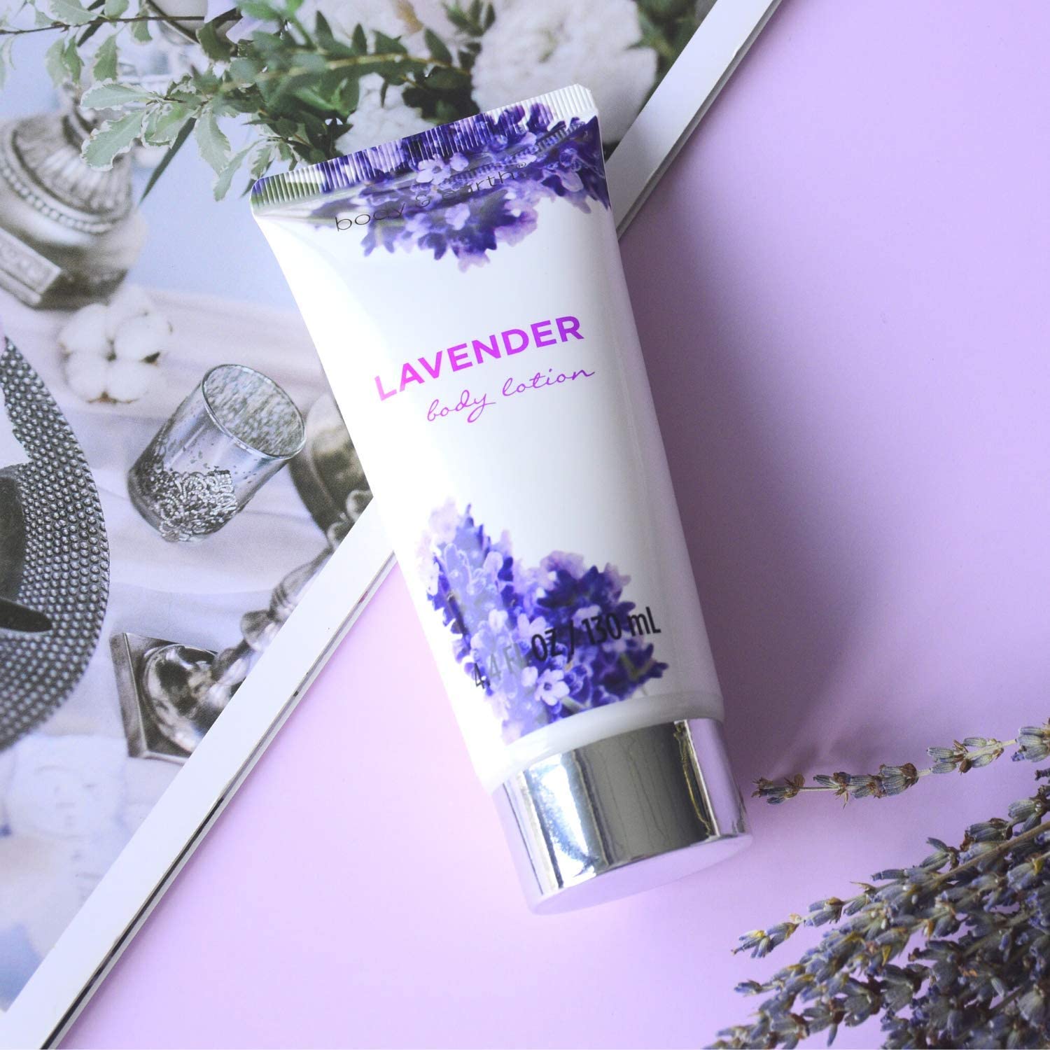 BODY & EARTH Spa Gift Sets for Women 11 Pcs Lavender Bath Set including Shower Gel, Bubble Bath, Body Lotion - Image 4
