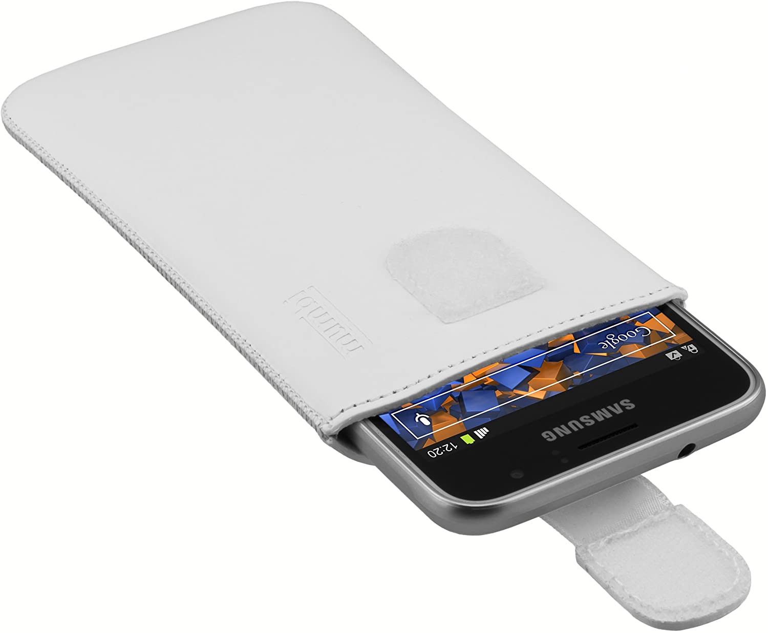 mumbi Genuine Leather Case Compatible with Samsung Galaxy S3 / S3 Neo White - Image 3