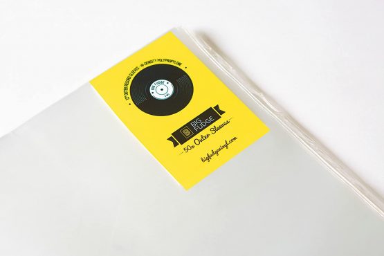 BIG FUDGE 50x Vinyl Record Outer Sleeves 12" LP | Durable & Wrinkle-Free | Crystal Clear & Made from High-Density Polypropylene | 3 mil Thick, 12.75” x 12.75” | Fits Most Gatefolds and Double LPs - Image 2
