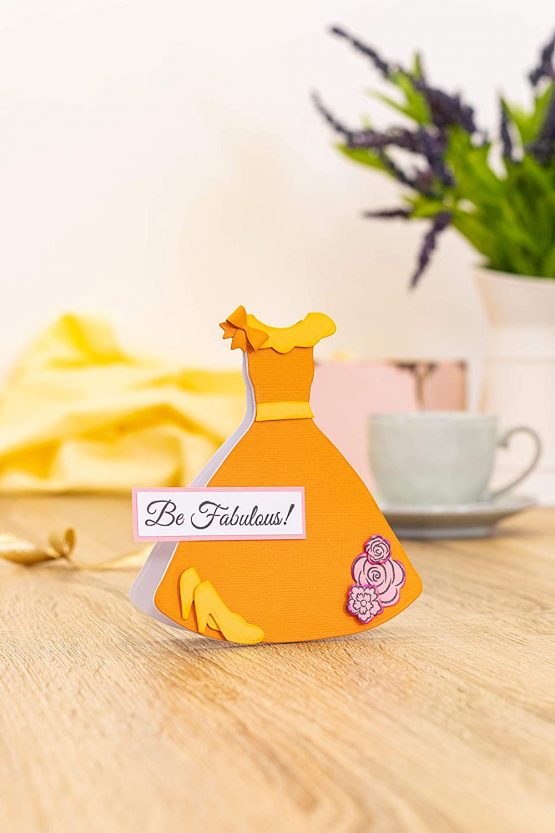 Crafter's Companion Gemini-Create a Card Metal Die Set-Be Fabulous, Silver, One Size - Image 2